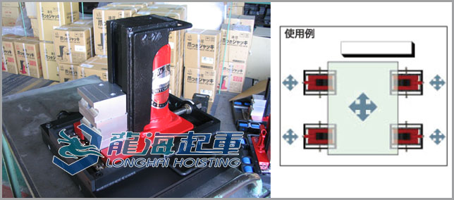 F-100TL-LR带滑台爪式千斤顶图 F-100TL-LR带滑台爪式千斤顶图